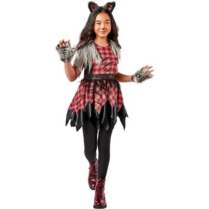 image:imageRubies Werewolf Girl Costume Dress for Kids Girls MediumAs Shown