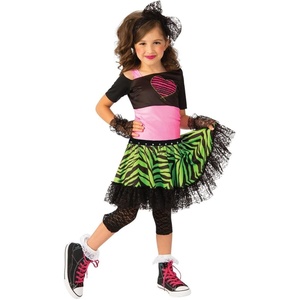 image:imageRubies girls Opus Collection Childs 80s Material Girl CostumeAs Shown