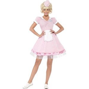 image:imageSmiffys Womens 50s Diner Girl CostumePink