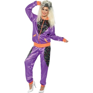 image:imageSmiffys Womens Retro Shell Suit Costume LadiesPurple