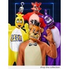 image:imageRubies Adult Five Nights at Freddys Chica Costume Jumpsuit Gloves and HalfmaskAs Shown