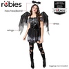 image:imageRubies Dark Angel Costume Dress for JuniorsBlack  Gray