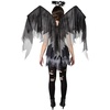image:imageRubies Dark Angel Costume Dress for JuniorsBlack  Gray