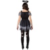 image:imageRubies Dark Angel Costume Dress for JuniorsBlack  Gray