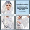 image:imageRubies Ghostly Girl Costume Hooded Dress for Kids Girls MediumLarge