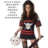 image:imageRubies at Party City Friday the 13th Jason Voorhees MiniDress And Handbag for Adults Womens CostumeBlack