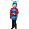 image:imageRubies Childrens Grouchy Ladybug InfantToddler Costume Tunic and HeadpieceBlue  Red  Black