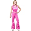 image:imageRubies Womens Western Barbie Costume Flared Pants With Vest and ScarfPink
