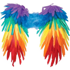 image:imageForum Novelties Womens Rainbow Feather WingsRainbow