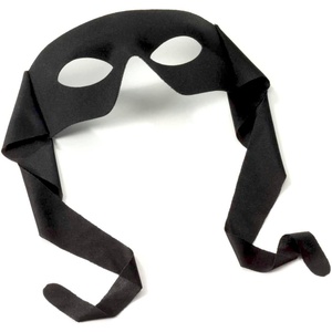 image:imageRubies Adult Forum Fabric Eyemask With TiesBlack