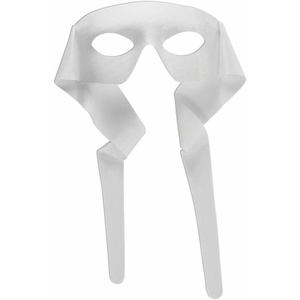 image:imageRubies Adult Forum Fabric Eyemask With TiesWhite