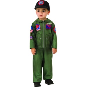image:imageRubies Baby Top Gun EZ On RomperGreen