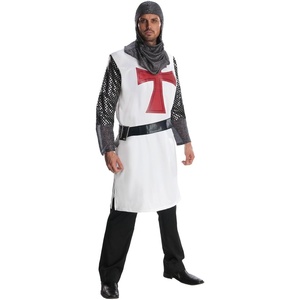 image:imageRubies Costume Co Heroes And Hombres Adult Knight To Remember Costume Tunic And HeadpieceWhite