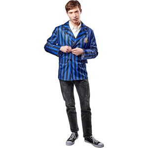 image:imageRubies Mens Wednesday Nevermore Academy Costume JacketBlue