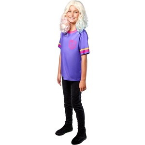 image:imageRubies Wednesday TV Series Camp Outcast Costume Top for Kids GirlsPurple
