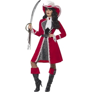 image:imageSmiffys Womens Smiffys Deluxe Authentic Lady Captain CostumeRed