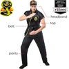 image:imageRubies Karate Kid Cobra Kai Costume Gi for Adults Mens LargeBlack  Yellow