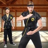image:imageRubies Karate Kid Cobra Kai Costume Gi for Adults Mens LargeBlack  Yellow