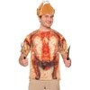 image:imageForum Novelties AdultRoasted Turkey Sublimation ShirtLarge MultiColorLarge