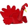image:imageForum Novelties Mens Plush Red Turkey HatRed
