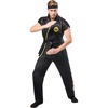 image:imageRubies Karate Kid Cobra Kai Costume Gi for Adults Mens LargeBlack  Yellow