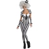 image:imageSecret Wishes Womens Beetlejuice Corset Style CostumeWhite black
