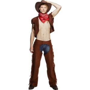 image:imageFever Mens Ride Em High Cowboy CostumeBrown