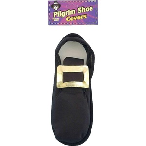 image:imageForum Mens Pilgrim Costume Shoe CoversBlack