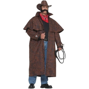 image:imageForum Novelties Mens PlusSize Extra Big Fun Tex Costume Duster CoatBrown