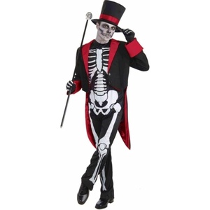 image:imageMens Mr Bone Jangles CostumeBlackWhite
