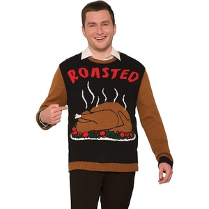 image:imageRubies Unisex Adult Roasted Turkey Ugly Thanksgiving SweaterAs Shown