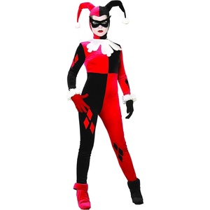 image:imageRubies Womens DC Heroes and Villains Collection Harley Quinn CostumeRedBlack