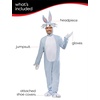 image:imageRubies Unisex Adult Unisex Adult Looney Tunes Bugs Bunny Costume Jumpsuit Headpiece and GlovesAs Shown