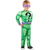 image:imageRubies Childrens Riddler InfantToddler Costume Jumpsuit and MaskGreen  Purple