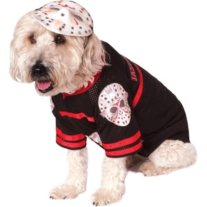 image:imageFriday the 13th Jason Voorhees Pet Costume for For Dogs or Cats by Rubies XLSmall Pack of 1