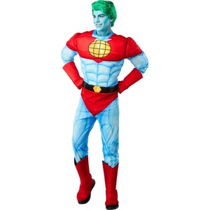 image:imageRubies Mens Captain Planet Deluxe CostumeBlueRed
