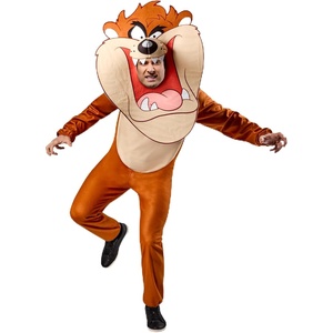 image:imageRubies Unisex Adult Unisex Adult Looney Tunes Tazmanian Devil Costume Jumpsuit and HeadpieceAs Shown