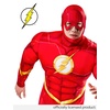 image:imageRubies Mens Deluxe the Flash Costume Padded Jumpsuit and HeadpieceAs Shown
