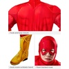 image:imageRubies Mens Deluxe the Flash Costume Padded Jumpsuit and HeadpieceAs Shown