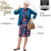 image:imageRubies Womens Golden Girls Sophia Costume Set With Wig and AccessoriesBlack  Blue  Pink