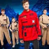 image:imageRubies at Party City Ghostbusters Ghostbusters Frozen Empire Adult Jacket for Adults Mens CostumeRed  Black  White