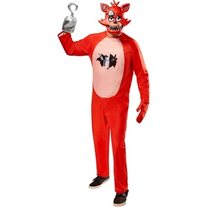 image:imageRubies Mens Five Nights at Freddys Foxy Costume Jumpsuit Gloves and HalfmaskAs Shown