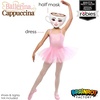 image:imageRubies Officially Licensed Brainrot Factory Ballerina Cappuccina Costume Dress for Kids Girls LargePink