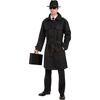 image:imageForum Novelties Adult Secret Agent Spy Costume Trench Coat Black StandardBlack