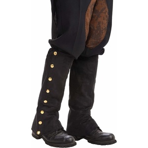 image:imageForum Novelties Mens Adult Steampunk Suede Spats Costume AccessoryBlack
