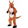 image:imageForum Novelties Womens Jumpin Jenny The Kangaroo Plush Mascot CostumeBrown