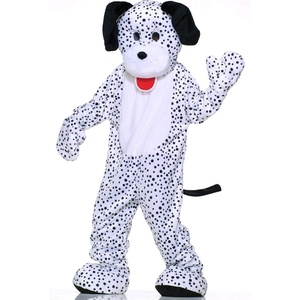 image:imageForum Deluxe Plush Dog Mascot Dalmatian CostumeBlackWhite
