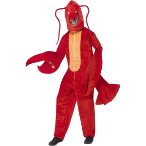 image:imageSmiffys Mens Lobster Costume with Bodysuit and HoodRed