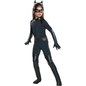 image:imageRubies DC Batman The Dark Knight Rises Catwoman Costume for Kids Girls Deluxe MediumXSmall