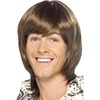 image:imageSmiffys mens 70s Heartthrob Costume Wig Brown One Size US